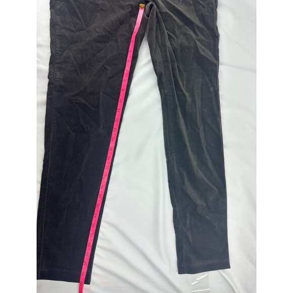 NEW J. McLaughlin Womens Watson Velvet Pants Brown 6 Tapered - Picture 8 of 8